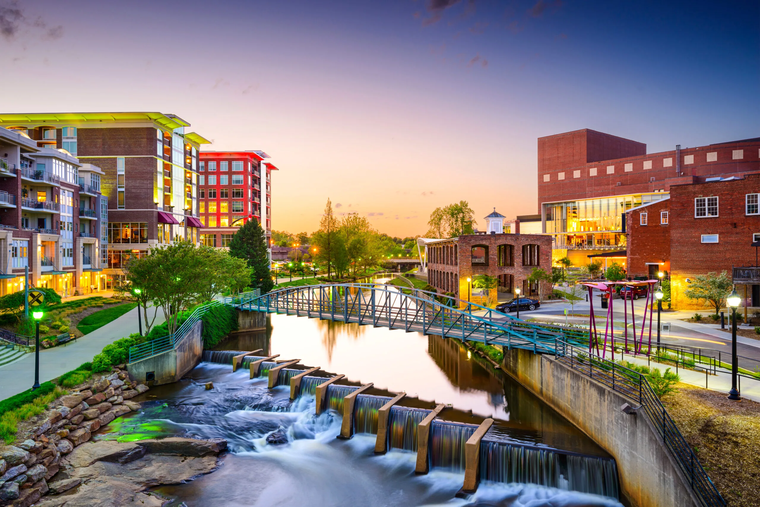 Upstate SC Neighborhoods & Communities 2 Downtown Greenville SC cityscape